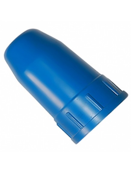 Колпак для баллонов металлический кислородный (синий)