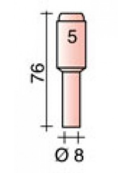 Керамическое сопло №5 8 мм 10N49L (701.0115)