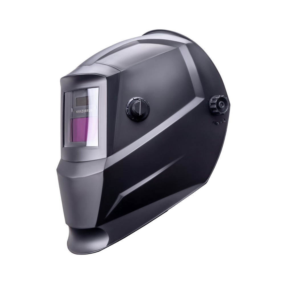 Маска сварщика KVAZARRUS чёрная (ф-р 3500V) без коробки