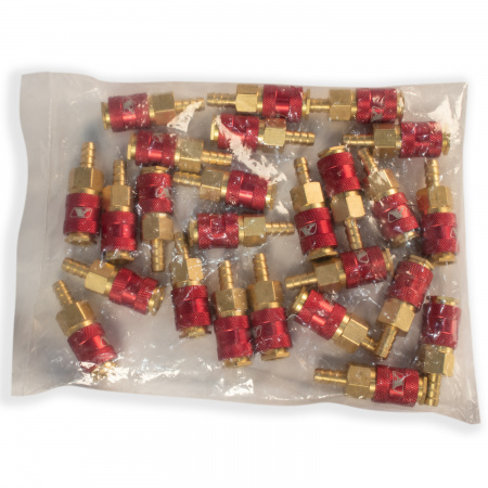 Штуцер профессиональный мама ёлка d.9мм F, латунь, 25шт