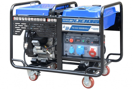 Бензогенератор TSS SGG 12000EH3LA в кожухе МК-2.1