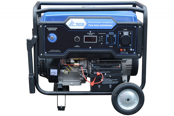 Бензогенератор 6 кВт TSS SGG 6000EHNA Duplex с АВР